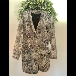Walter Baker W118 Snake-print Romper